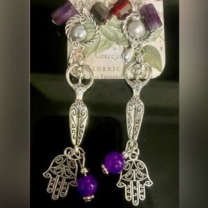 Silver Goddess Earrings